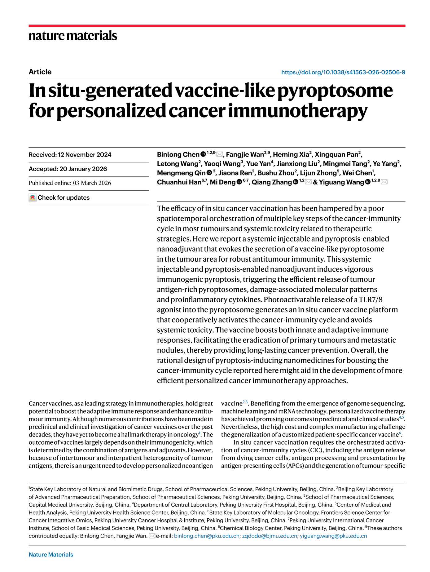 <em>Nat. Mater</em>. (2026)